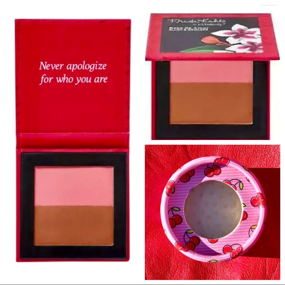 NIB ULTA 2Pc “Frida Kahlo Blush & Bronzer” & Jasmine LeBelle Body Shimmer - Picture 13 of 16